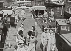 Photo of the old Davis Park Marina